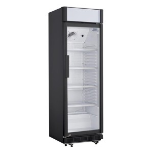 Nisbets Essentials Display Kühlschrank mit Lichtkasten 346Ltr 