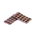 Schneider Silikon Schokoladen-Form Blumen 15 x 9 ml 