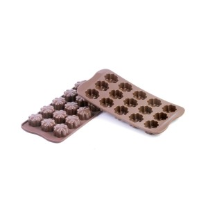 Schneider Silikon Schokoladen-Form Blumen 15 x 9 ml Schneider Silikon Schokoladen-Form Blumen 15 x 9 ml