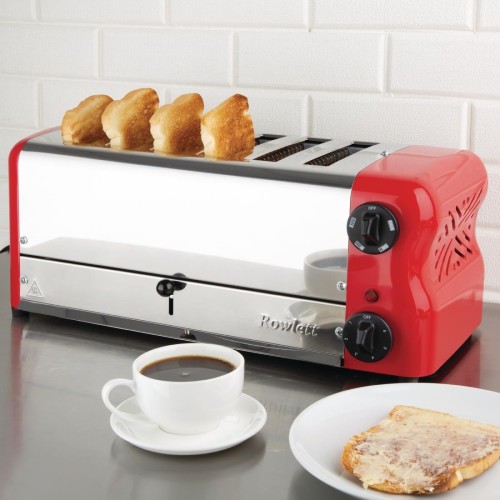 Rowlett Esprit Toaster 6 Schlitze Rot