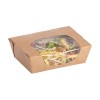 Colpac Zest Kompostierbare Salatboxen mit Sichtfenster 825ml Colpac Zest Kompostierbare Salatboxen mit Sichtfenster 825ml