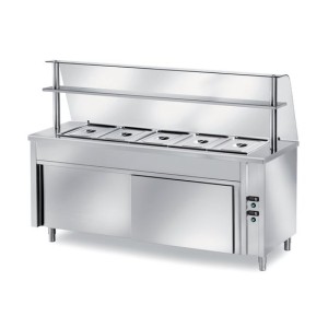 WÄRMESCHRANK MIT BAINMARIE WANNE/150