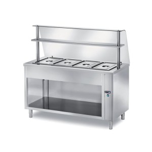 NEUTRALER SCHRANK MIT BAINMARIE WANNE /900 NEUTRALER SCHRANK MIT BAINMARIE WANNE /900