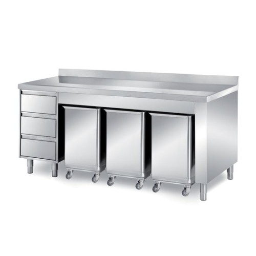 Konditorei und Bäckereitische 3 Trichter 800 Konditorei und Bäckereitische 3 Trichter 800