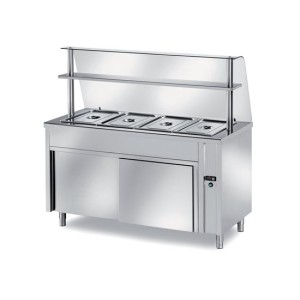 NEUTRALER SCHRANK MIT SCHIEBETÜREN BAINMARIE WANNE/900 NEUTRALER SCHRANK MIT SCHIEBETÜREN BAINMARIE WANNE/900