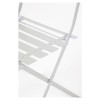 Bolero klappbare Terrassenstühle Stahl Graue 2 Stück | Sitzhöhe: 44cm | 80 x 38,7 x 47,1cm | Stahl | Graue