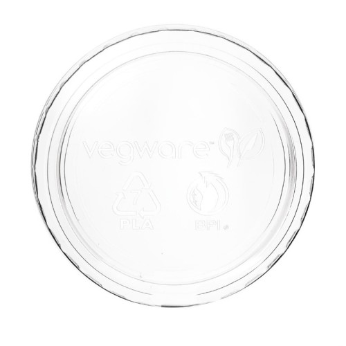 Vegware kompostierbare Deckel für Deli Becher 5,7cl/11,8cl 