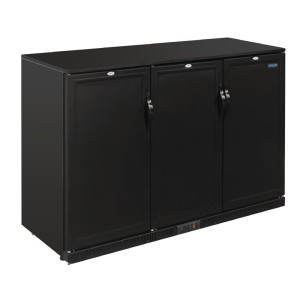 Polar Serie G Barkühlschrank mit verdeckter TürKapazität: 330L | 3 Klapptür | Schwarz Polar Serie G Barkühlschrank mit verdeckter TürKapazität: 330L | 3 Klapptür | Schwarz