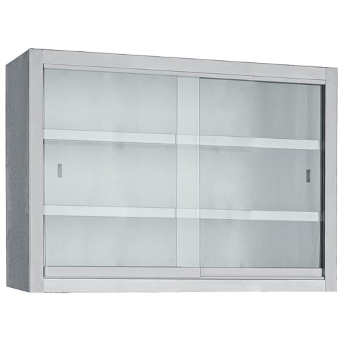 Profi Wandhängeschrank 2400x300x700mm /mit Glas schiebetüren 