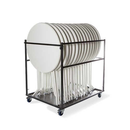 Stehtisch Transportwagen groß Stehtisch Transportwagen groß