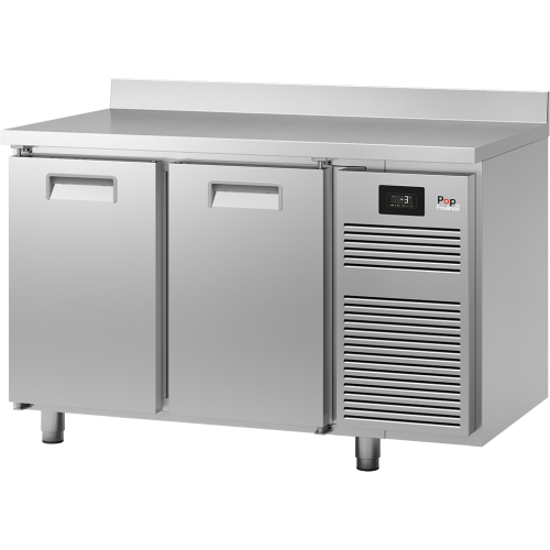 PREMIUMLINE Tiefkühltisch friulinox/ mit Aukantung/1275x700x850mm