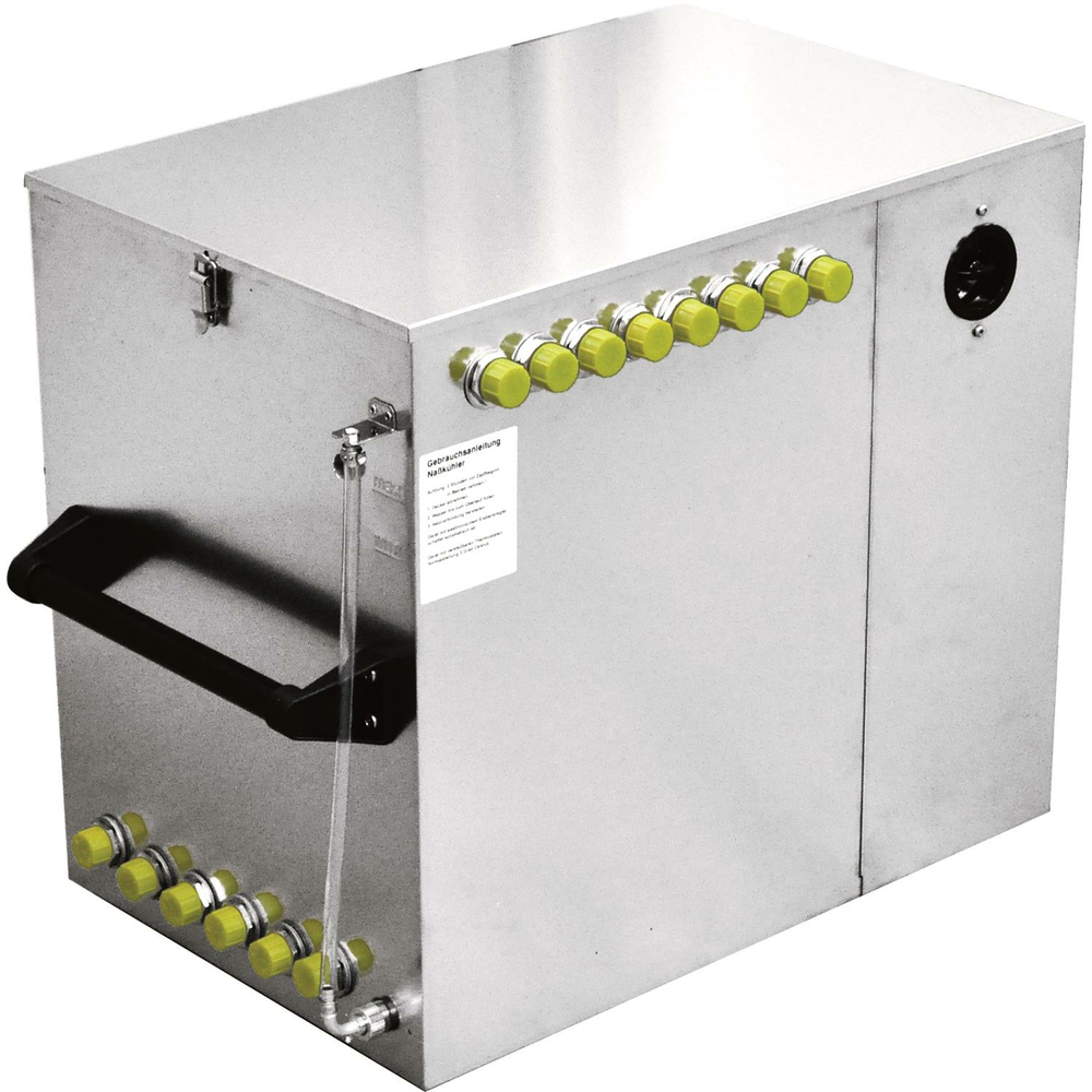 Nasskühlgerät 6-leitig, 100 Liter/h mit Wasserstand- und Temperaturanzeige