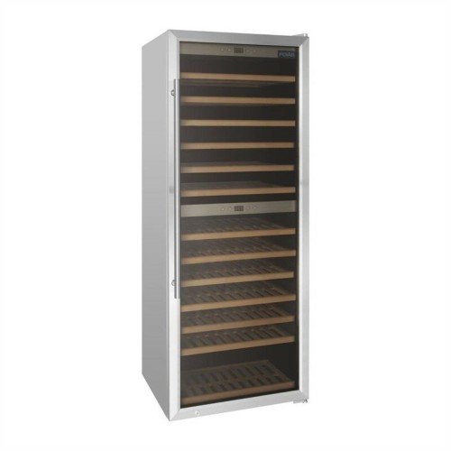 Polar G-Serie Dual Zone Weinkühlschrank Edelstahl 126 Flaschen 