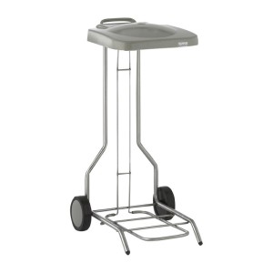 Mobiler Taschenträger 100/130L mit Pedal und Deckel – CX556 – Tournus