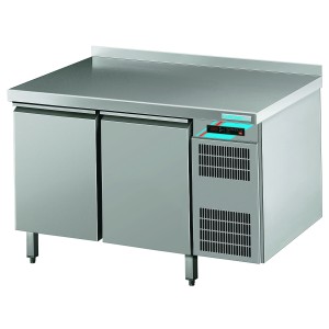 Chromo Kühltische GN 1/1 mit 2 Türen ( BxTxH ) 1250x700x850mm