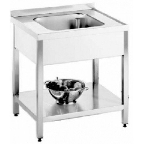 Spültisch 1 Becken l 500x500x850mm