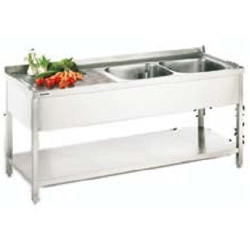 Spültisch 2 Becken Rechts 1600x700x850mm