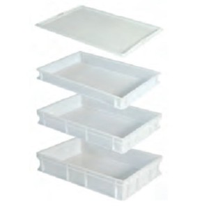 Pizzateigbehälter TB604010 aus Polyäthylen Pizzateigbehälter TB604010 aus Polyäthylen