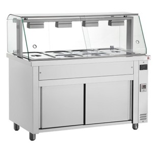 Bainmarie Theken MI718 Unterbau Warm für Teller