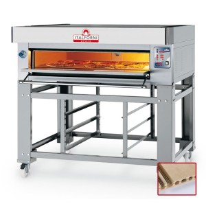 ITALFORNI Stapelbarer Vollschamott Pizzaofen EC 9 Euro