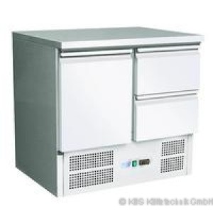 KTM 202 Kühltisch 1 Tür.2Schubladen-903x700x875mm
