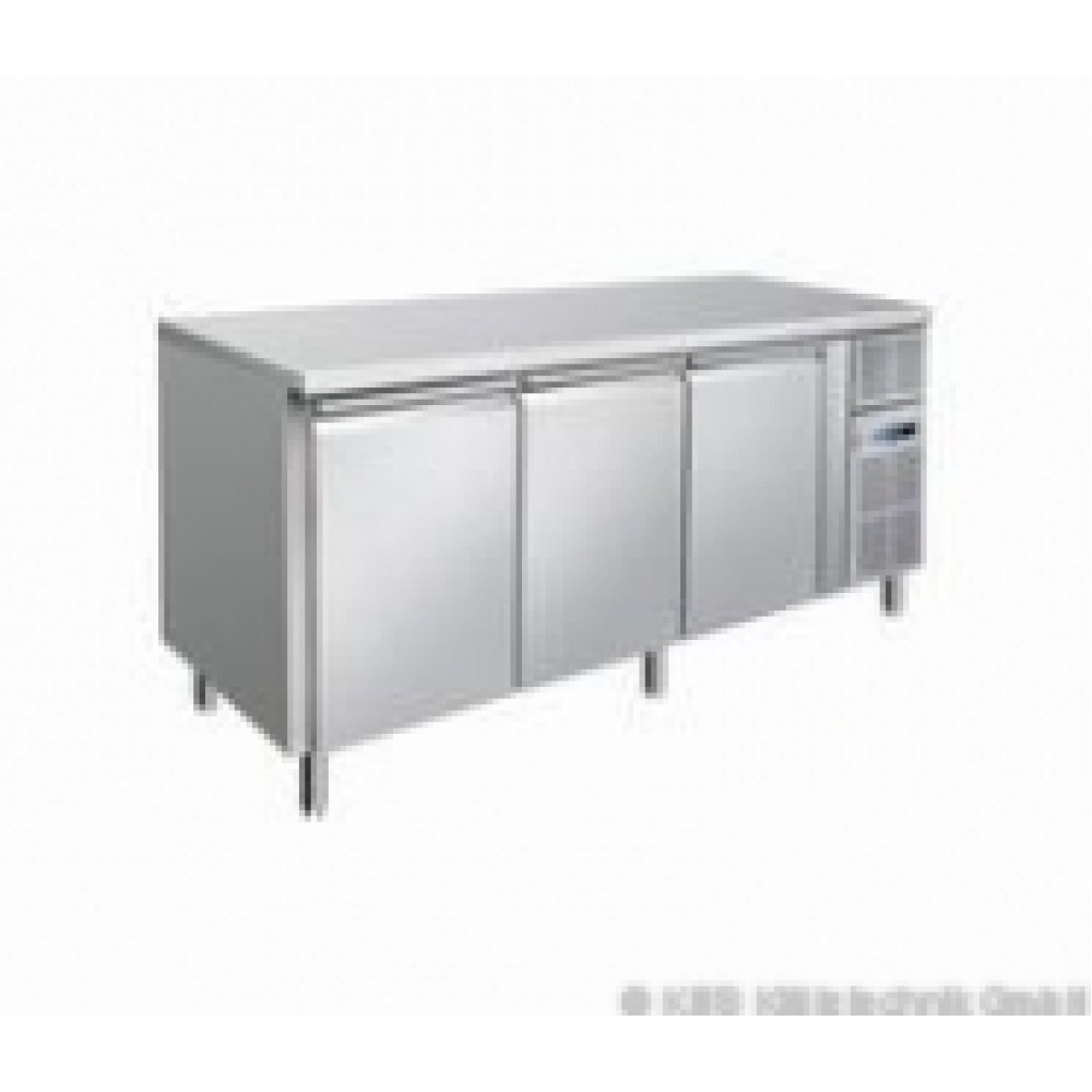Kühltisch mit Aufkantung 3 Tür-1795x600x860mm