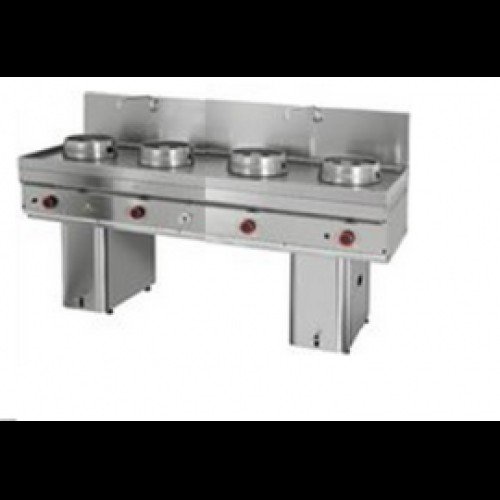 COCINAS WOKS mit 4 Brenner W-422 ( Standgeräte )/2000x750x850mm