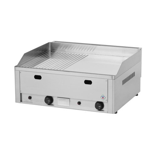 Tischgerät GAS Griddlepatte Chromstahl /660x600x220mm