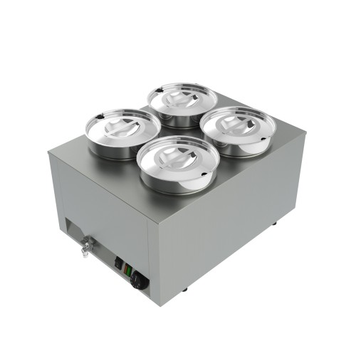 Sossenstation 4 x 4,5 Liter 450x600x350mm Sossenstation 4 x 4,5 Liter 450x600x350mm