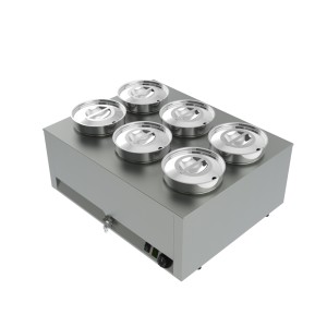 Sossenstation 6 x 4,5 Liter 750x600x350mm