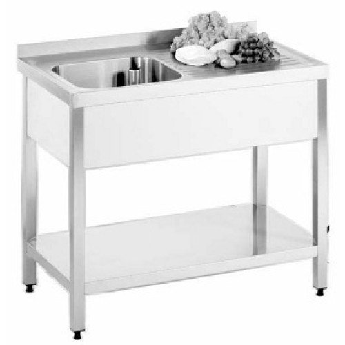 Spültisch 1 Becken links 1000x600x850mm