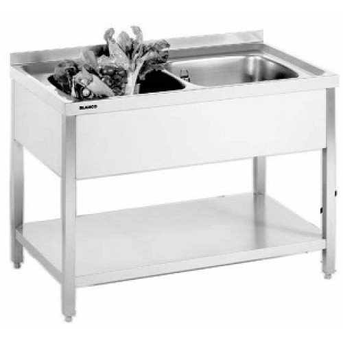 Spültisch 2 Mitte Becken 1000x600x850mm