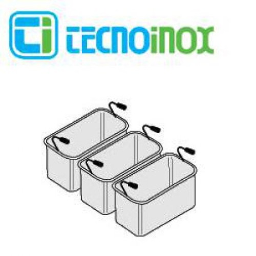 Korbset 3 x GN 1/3 für Nudelkocher 280x145x200mm