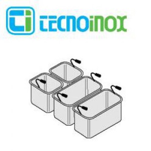 Korbset 2 x GN 1/3 + 2 GN 1/6 für Nudelkocher 280x145x200mm