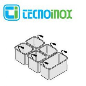 Korbset 1 x GN 1/3 + 4 x GN 1/6 für Nudelkocher 280x145x200mm