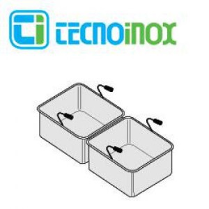 Korbset 2 x GN 1/2  für Nudelkocher 290x240x200mm