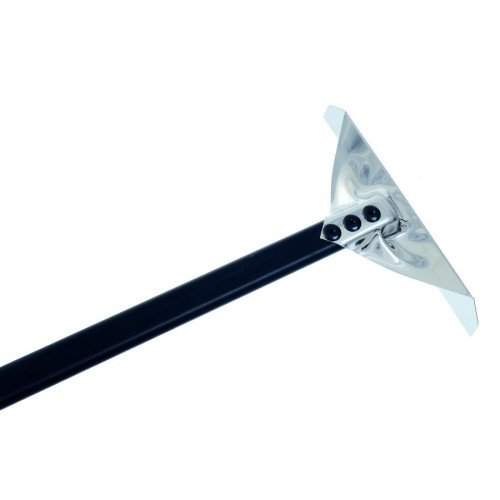 Kohleschaufel AC-RS/180 Harke aus Edelstahl  240x100mm Länge 183