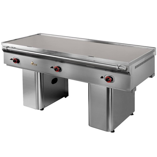 Teppanyaki japanischer GAS Bratplatte /1500x820x850mm