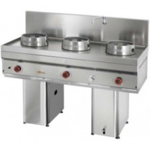 COCINAS WOKS mit 3 Brenner W-312 ( Standgeräte )/1500x750x850mm