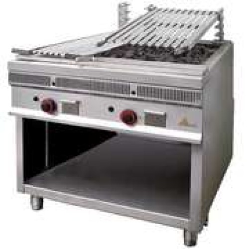 Grill mit Vulkangestein GAS PSI-80 800x900x850mm