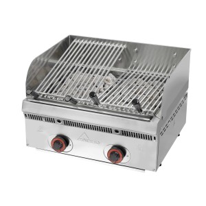 Grill mit Vulkangestein GAS PBV-60 600x550x250mm