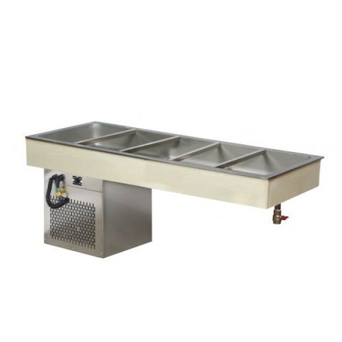 Einbaukühlwanne Gastronorm GN 5/1  1680x590x660 mm