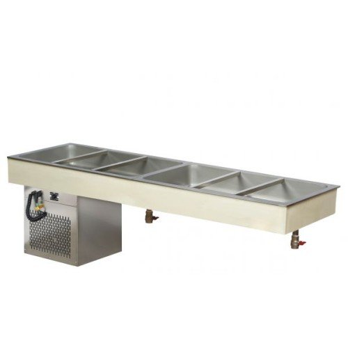 Einbaukühlwanne Gastronorm GN 6/1  2010x590x660 mm