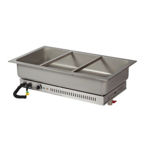 Bain-Marie Einbauwanne Gastronorm GN 3/1 1040x590x260mm