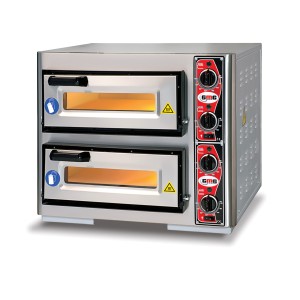 Pizzaöfen PF5050DE4 800x720x500mm/ 4 pizza Durchmesser 250mm