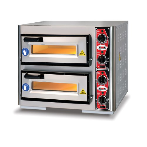 Pizzaöfen PF5050DE4 800x720x500mm/ 4 pizza Durchmesser 250mm