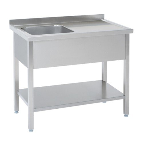 Spültisch 1 Becken Links 1200x700x950mm