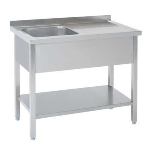 Spültisch 1 Becken Links 1400x700x950mm