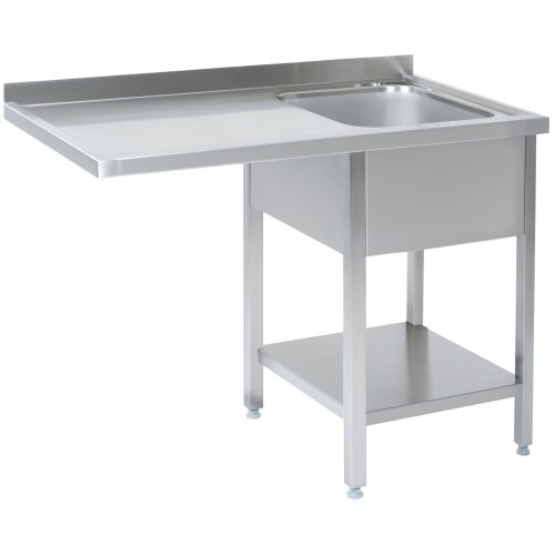 Spülmaschinentisch 1 Becken Rechts 1400x600x950mm Spülmaschinentisch 1 Becken Rechts 1400x600x950mm