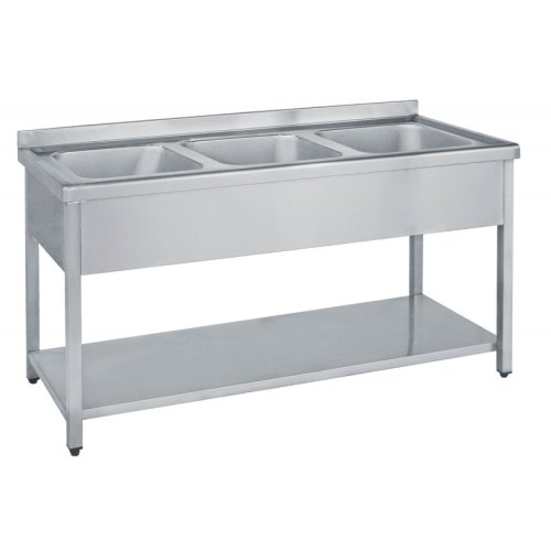 Spültisch 3 Mitte Becken 1800x700x850mm Spültisch 3 Mitte Becken 1800x700x850mm